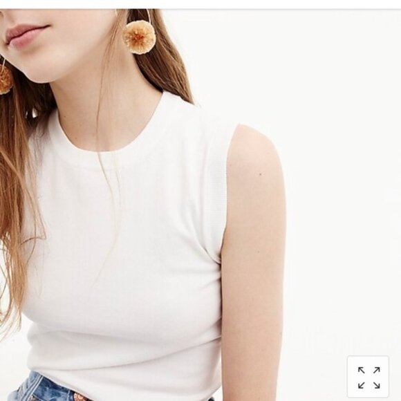 New J. Crew Cotton Jackie shell in Pink Size S $68 Style 29349 - Picture 6 of 8